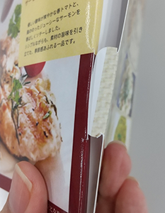 ６面カレンダーのツメのイメージ