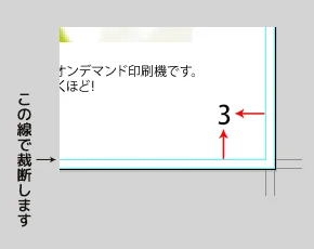 ノンブルが印刷されているイメージ