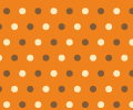 同人誌の遊び紙・ドット（3色）（オレンジ＆ミルク＆サファリサンド）