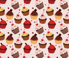 チョコレートカップケーキ